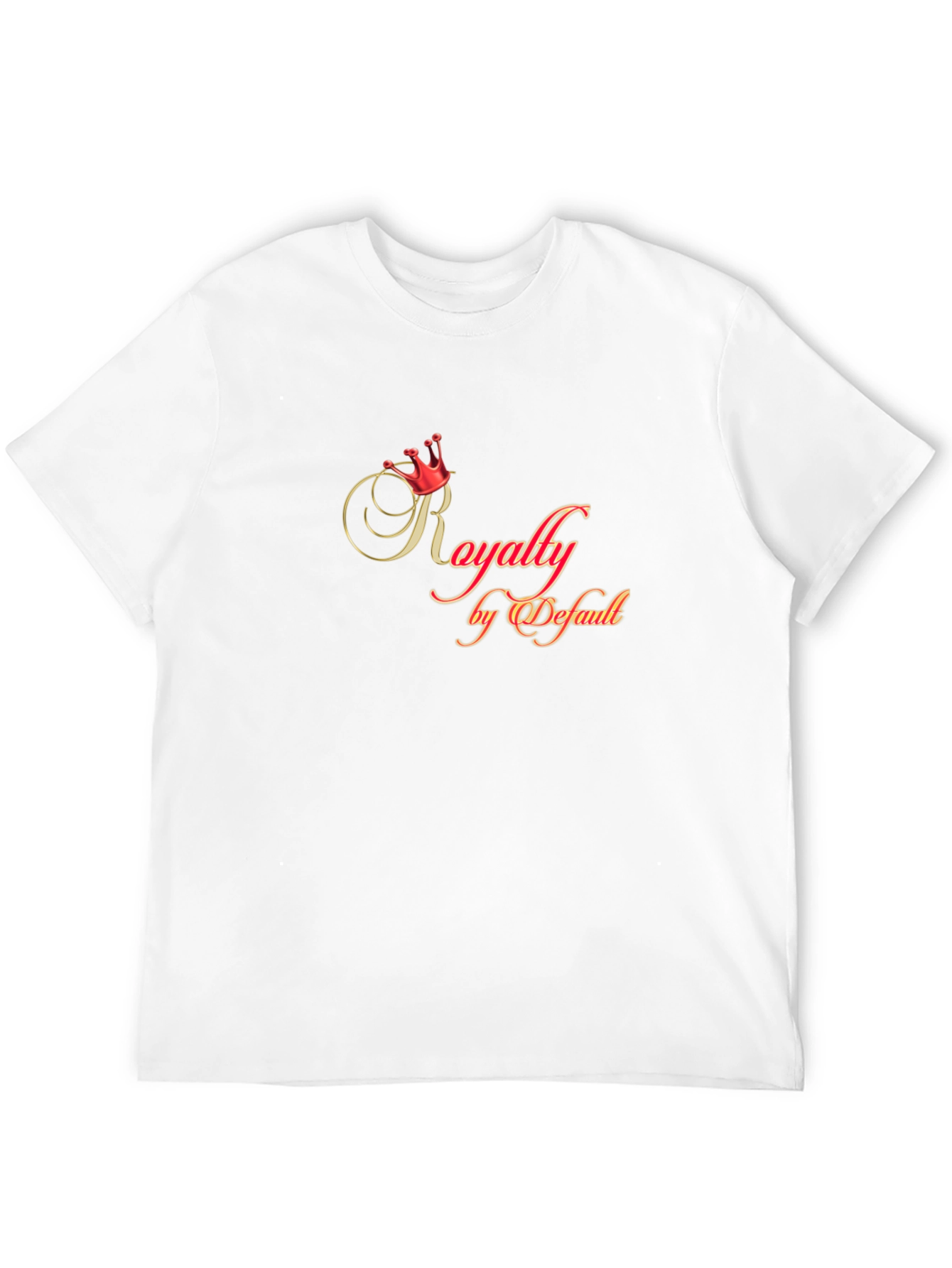Royalty by Default Black Graphic T-Shirt