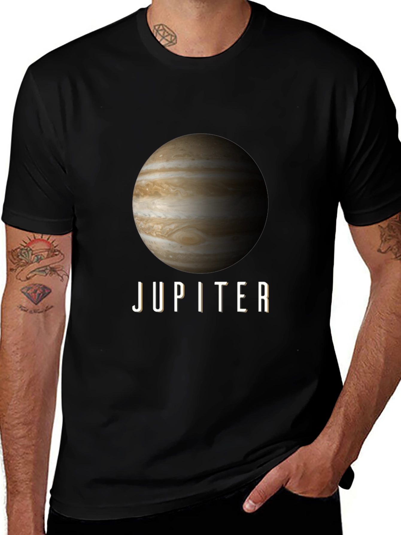 Jupiter Planet Graphic Tee - Stylish Astronomy Shirt