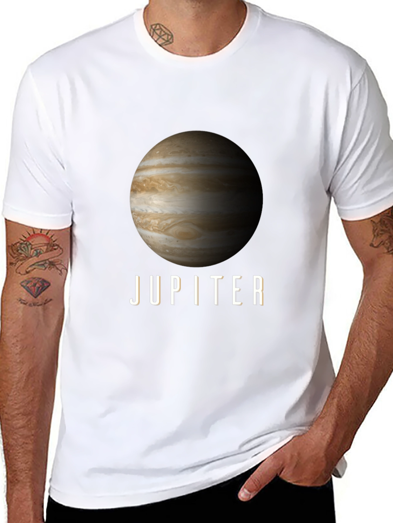 Jupiter Planet Graphic Tee - Stylish Astronomy Shirt