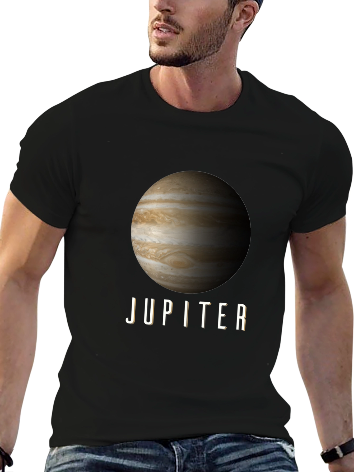 Jupiter Planet Graphic Tee - Stylish Astronomy Shirt