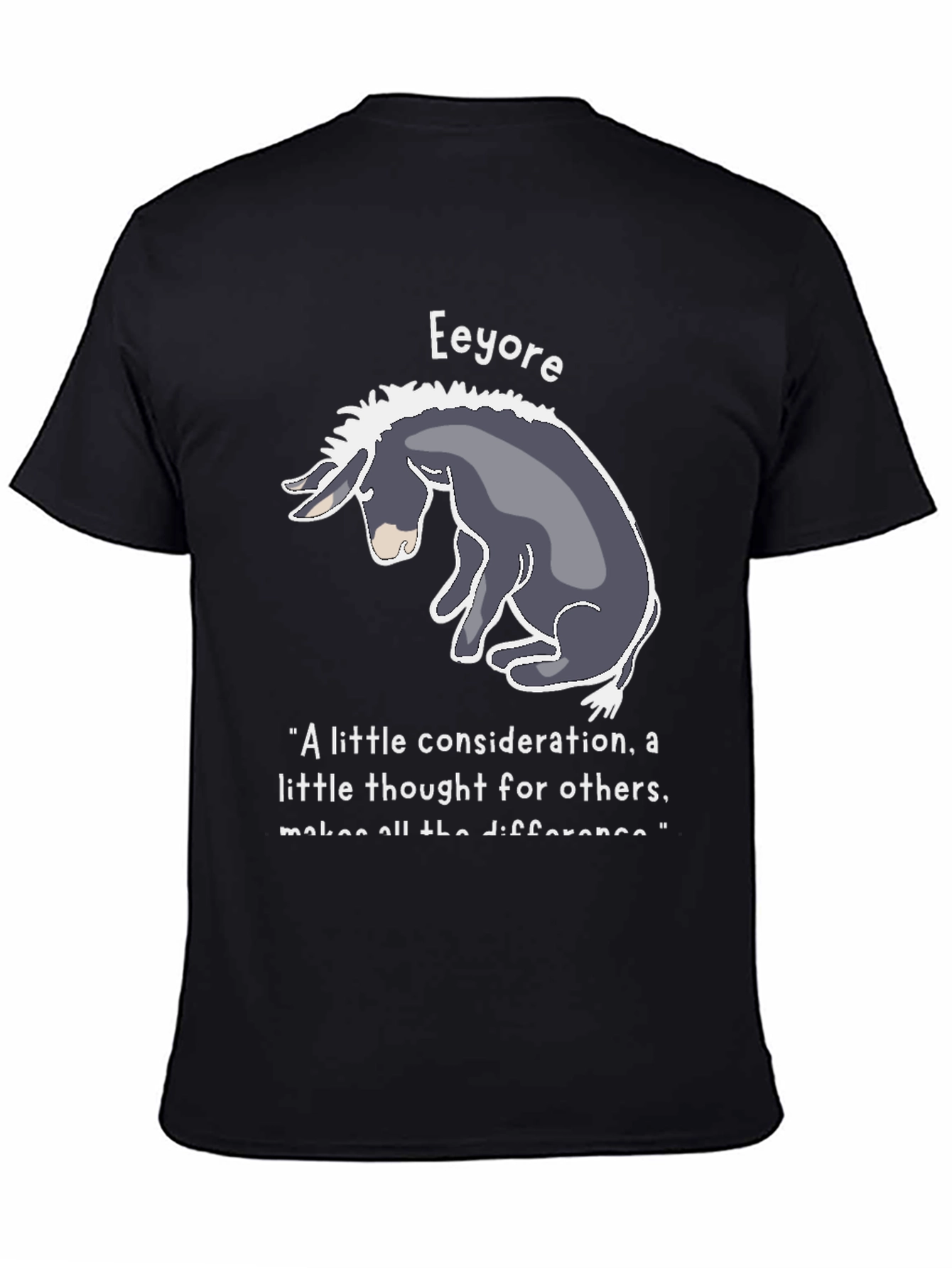 Eeyore T-Shirt: Considerate Thoughtful Design