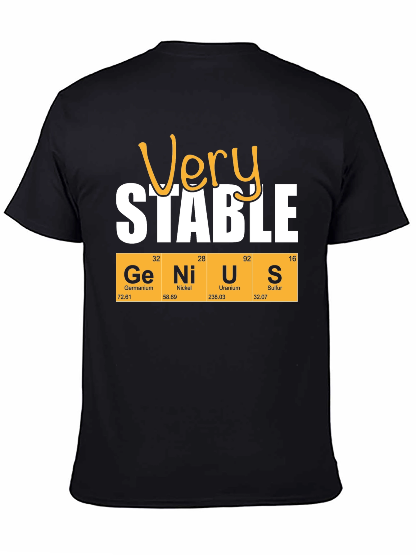 Very Stable Genius Periodic Table T-Shirt