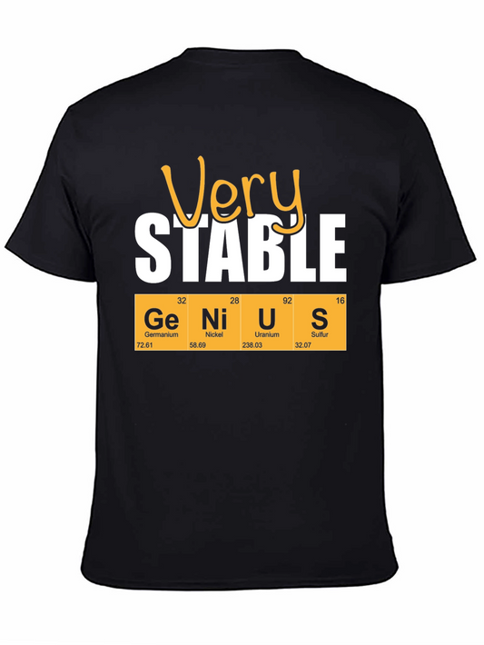 Very Stable Genius Periodic Table T-Shirt