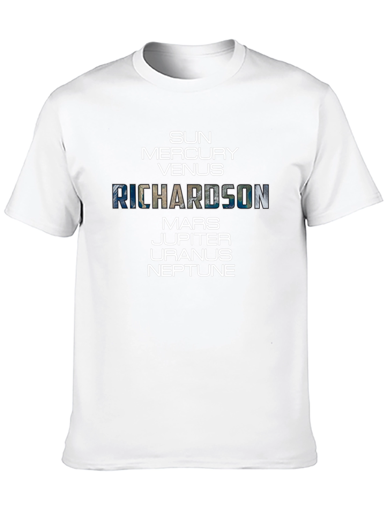 Planets Personalized T-Shirt | Unique Name Design