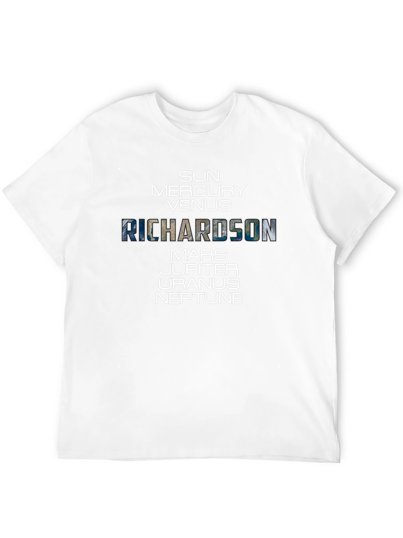 Planets Personalized T-Shirt | Unique Name Design
