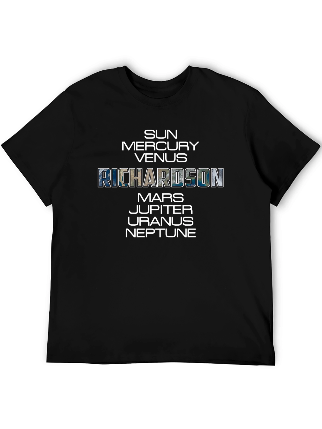 Planets Personalized T-Shirt | Unique Name Design