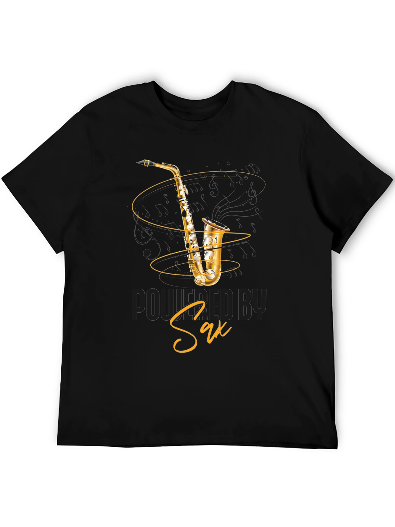 Saxophone Graphic T-Shirt - Musical Instrument Tee