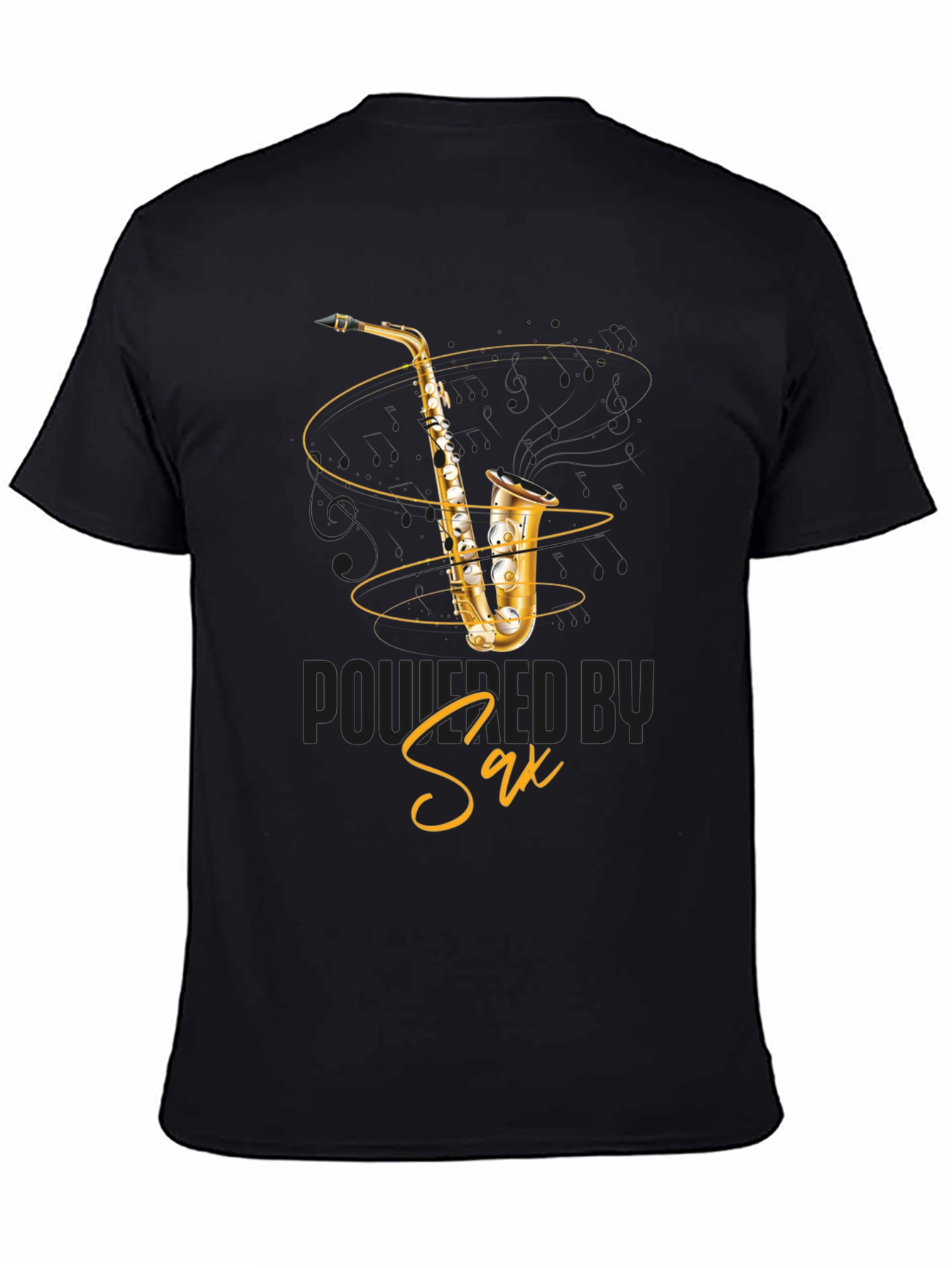 Saxophone Graphic T-Shirt - Musical Instrument Tee