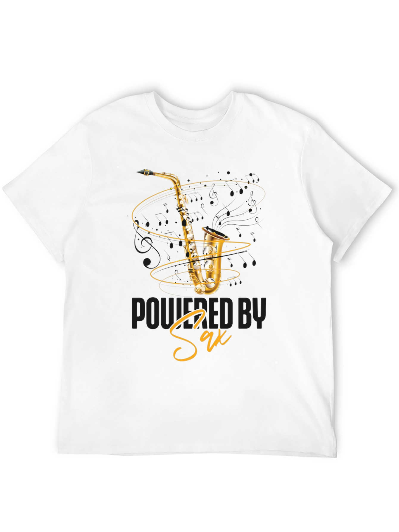 Saxophone Graphic T-Shirt - Musical Instrument Tee