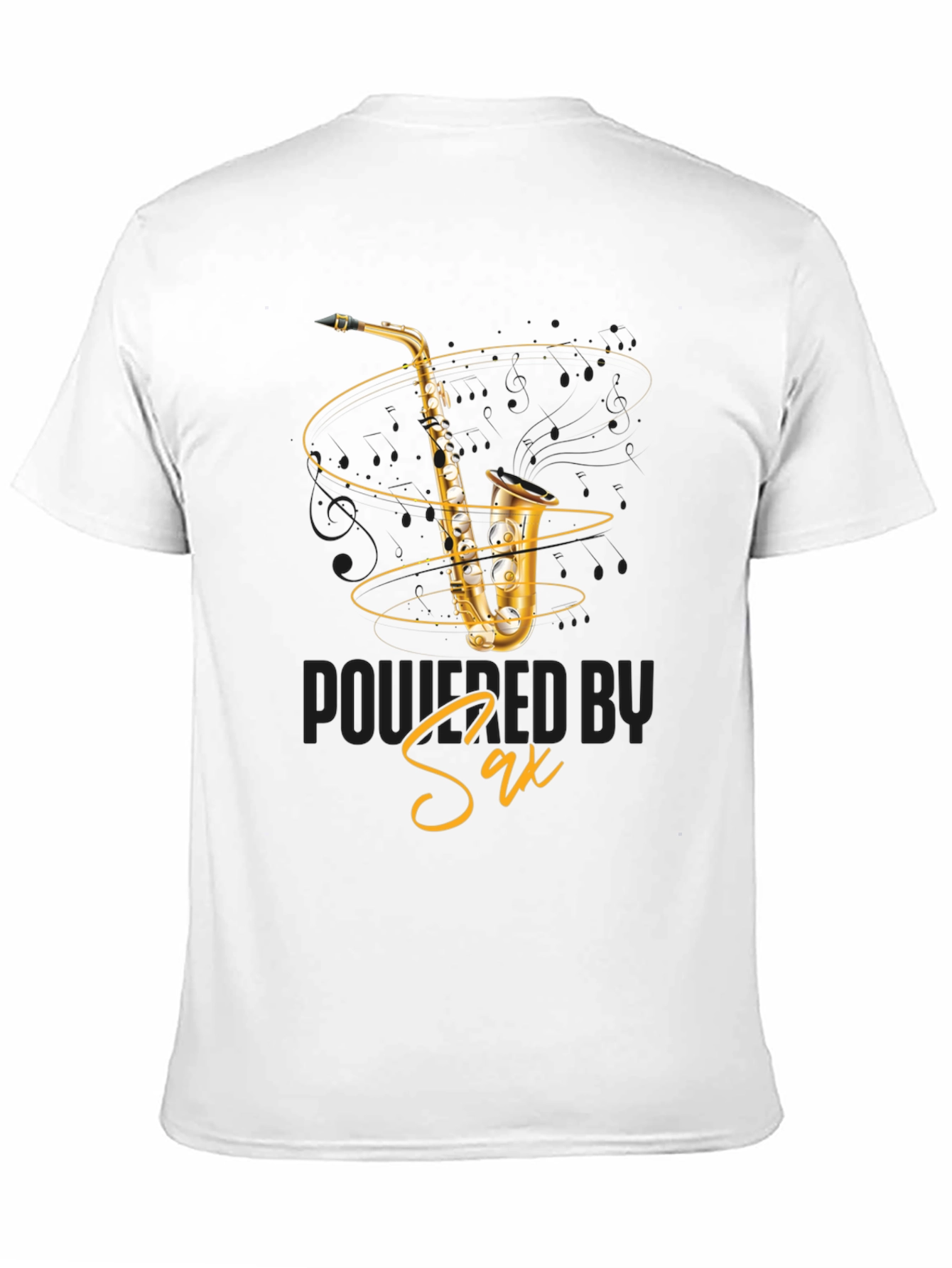 Saxophone Graphic T-Shirt - Musical Instrument Tee