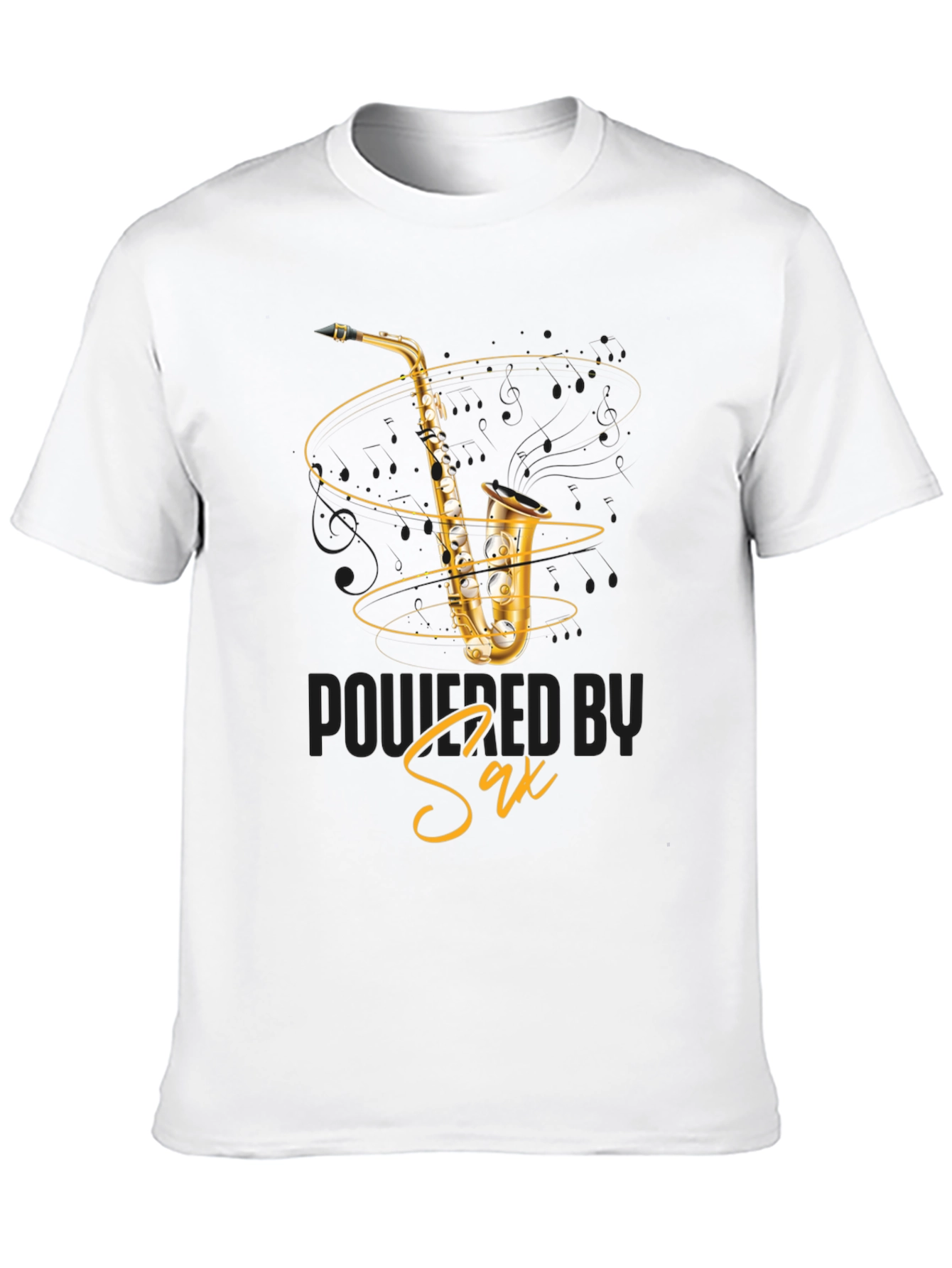 Saxophone Graphic T-Shirt - Musical Instrument Tee