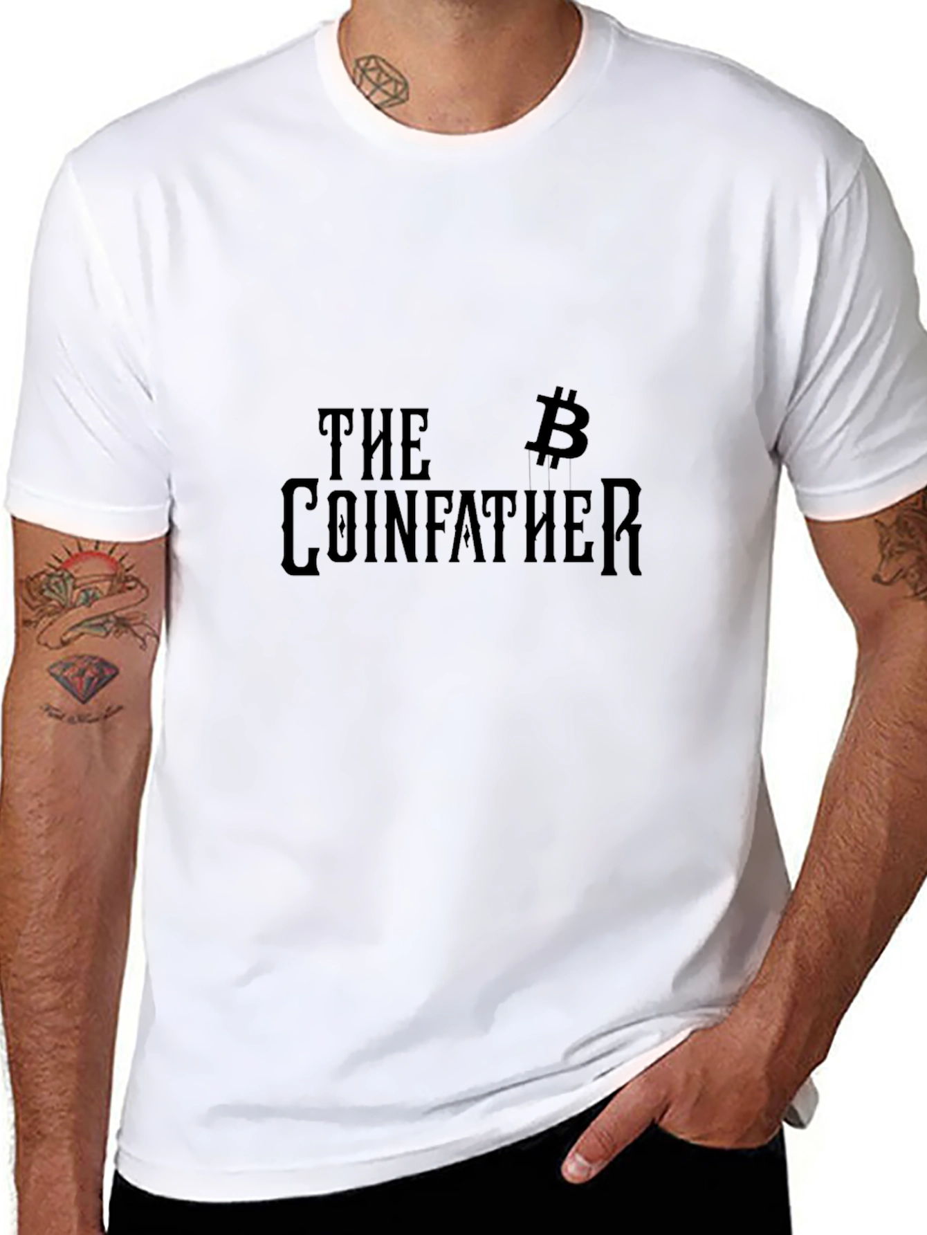 The Coinfather Bitcoin Black T-Shirt