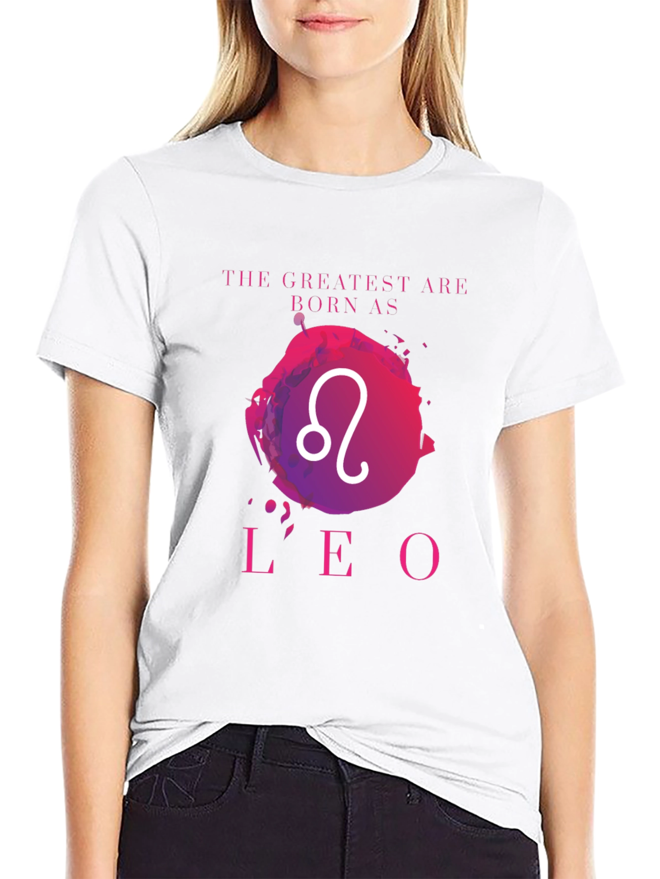 Leo Zodiac T-Shirt: The Greatest Are Born As