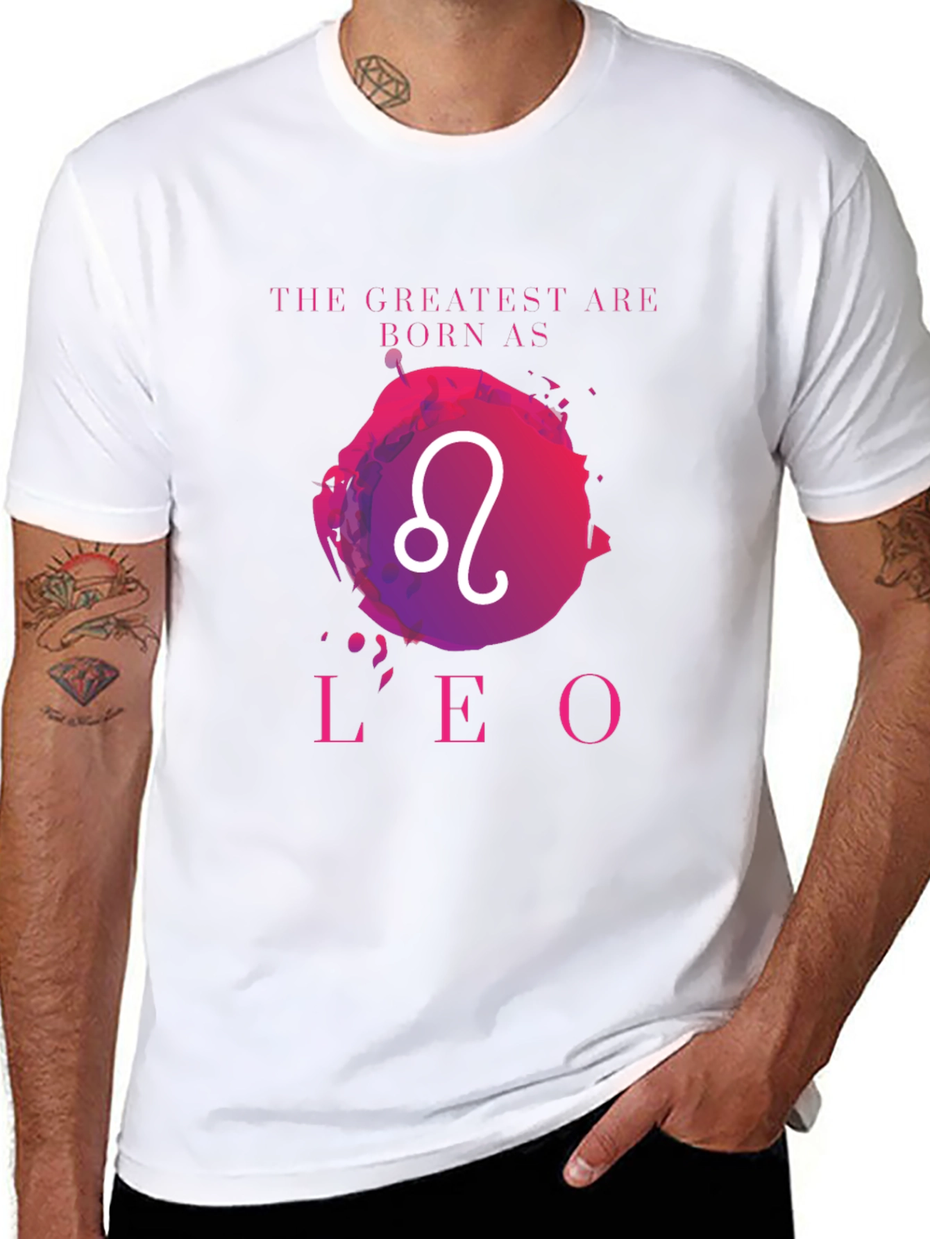 Leo Zodiac T-Shirt: The Greatest Are Born As