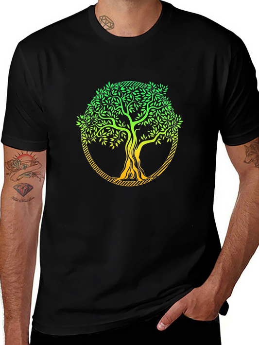 Tree of Life Graphic Tee - Stylish Black T-Shirt
