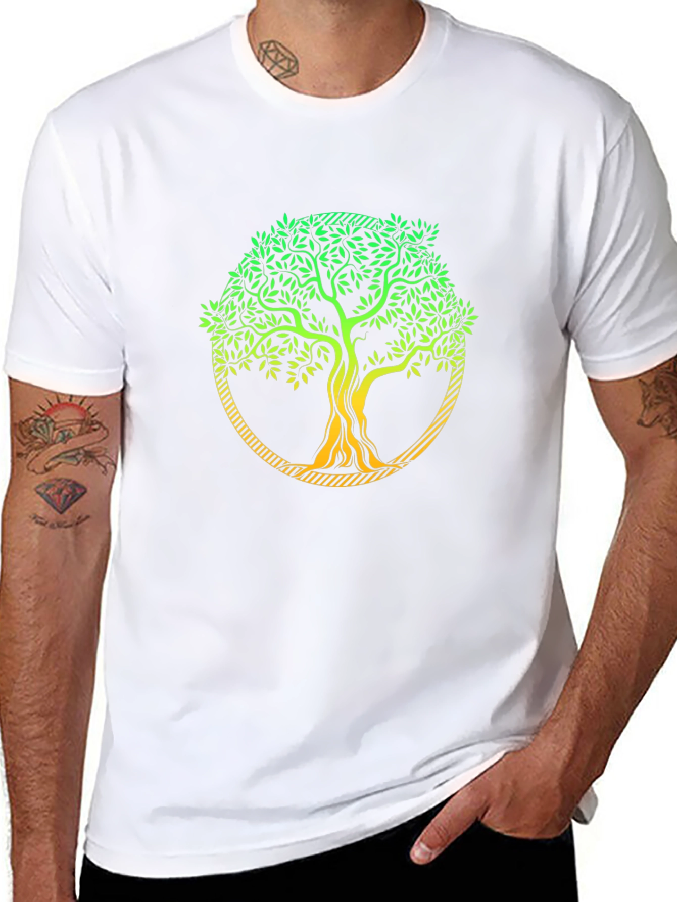 Tree of Life Graphic Tee - Stylish Black T-Shirt