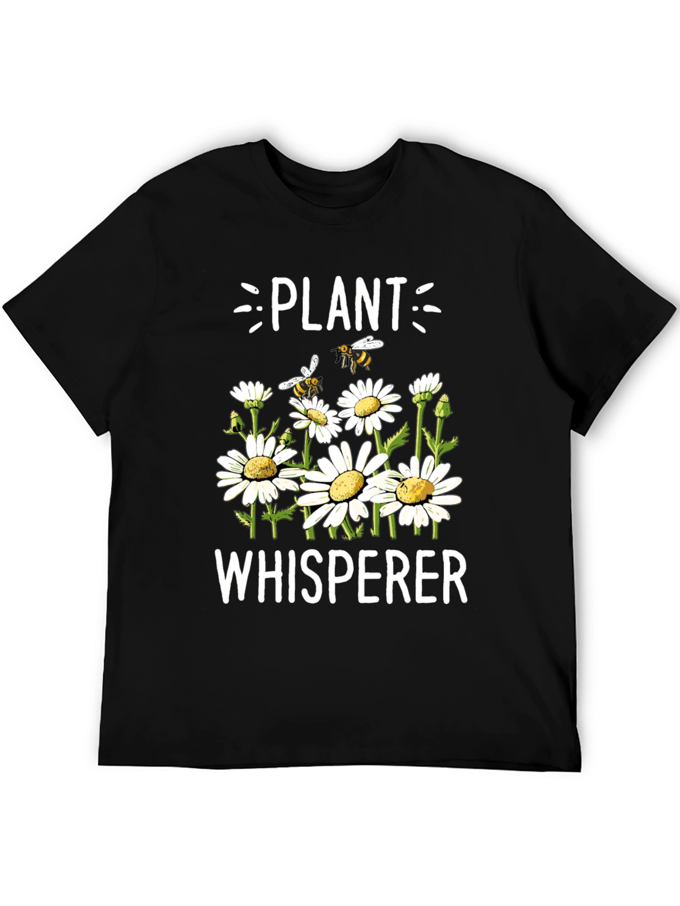 Plant Whisperer Graphic Tee - Black
