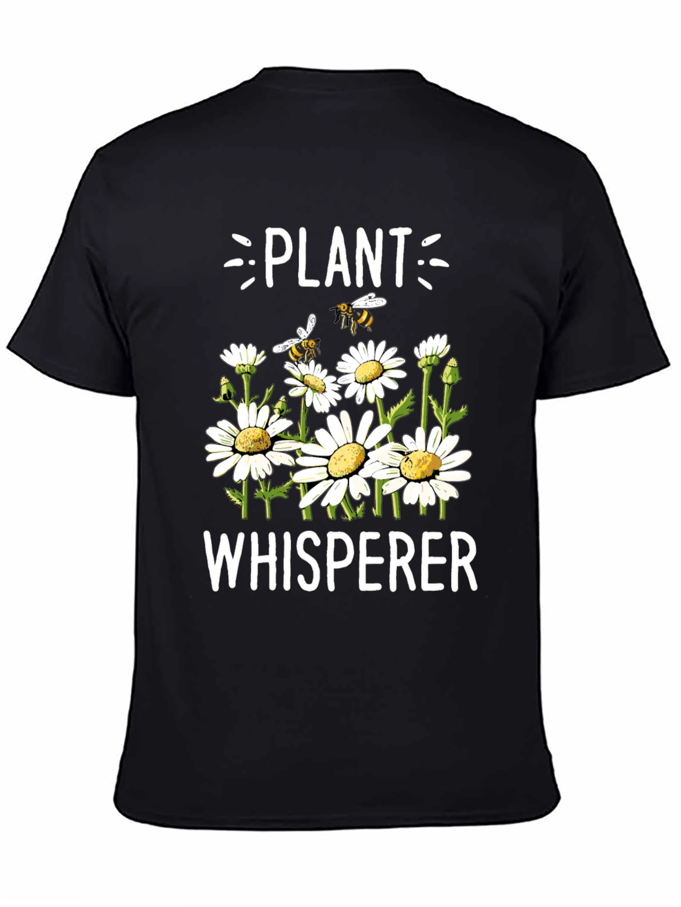 Plant Whisperer Graphic Tee - Black