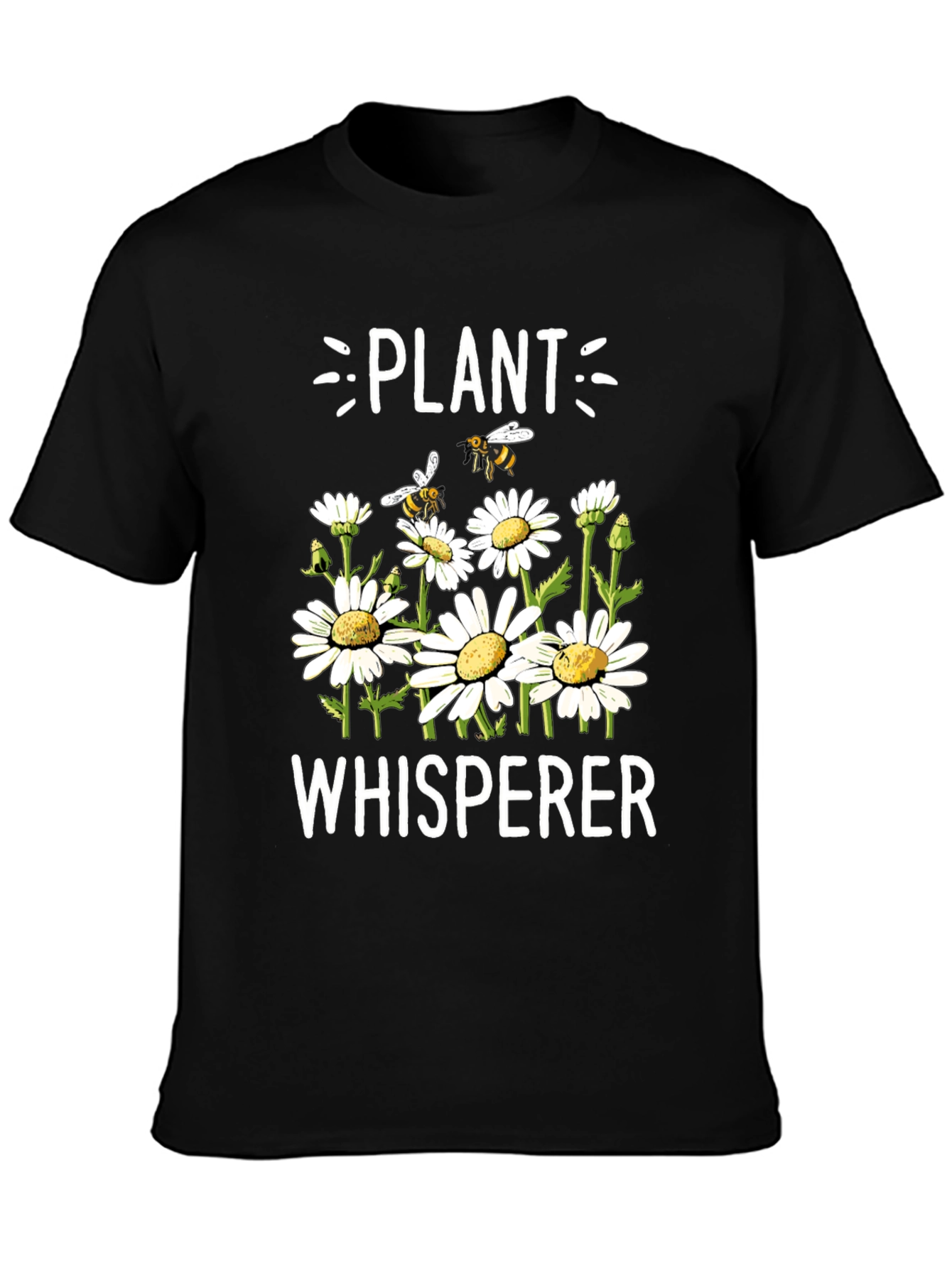 Plant Whisperer Graphic Tee - Black