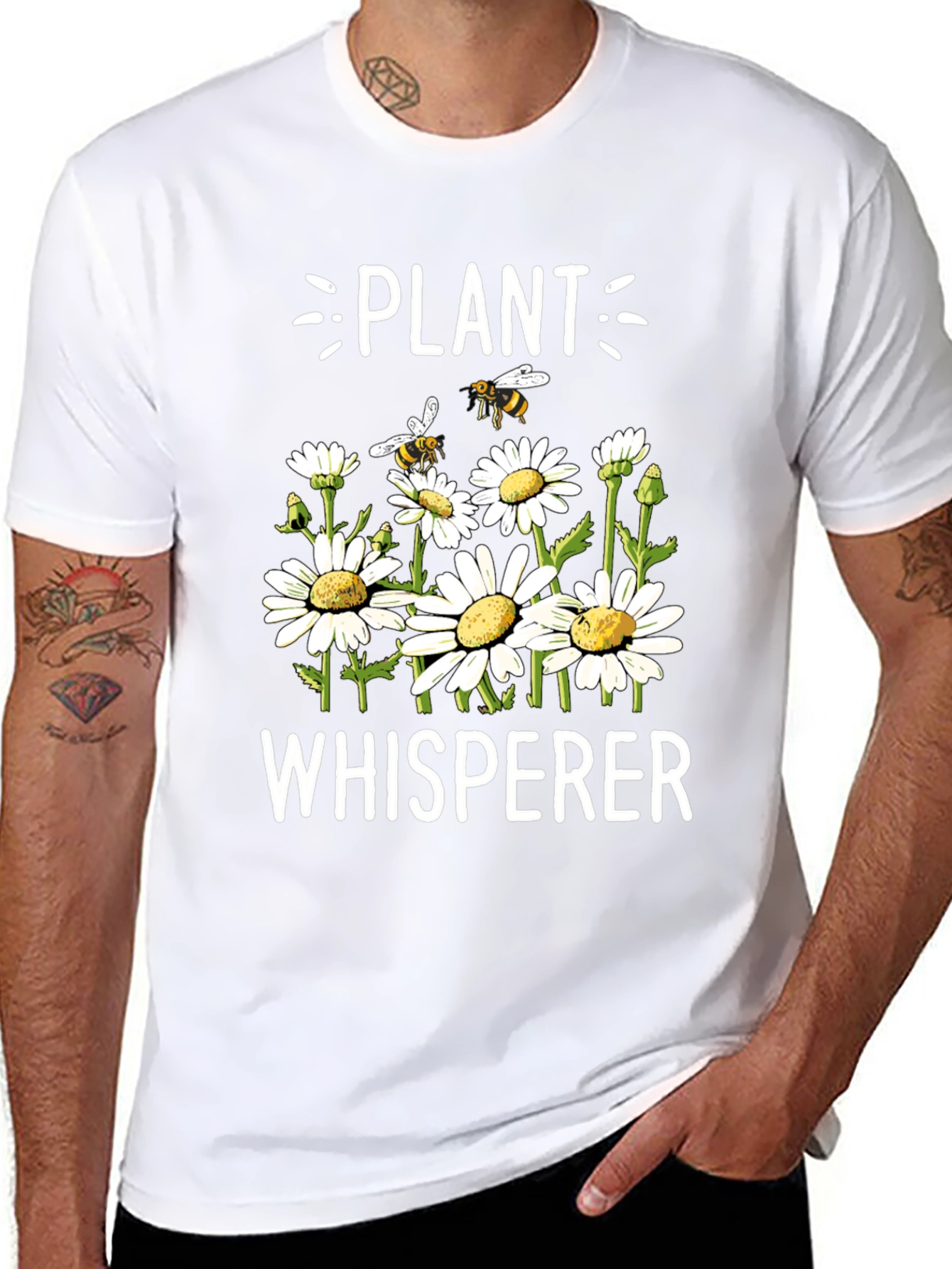 Plant Whisperer Graphic Tee - Black