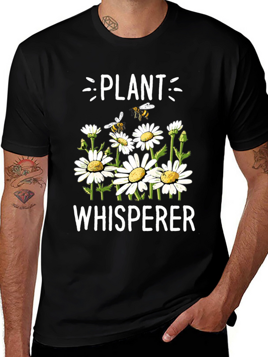 Plant Whisperer Graphic Tee - Black