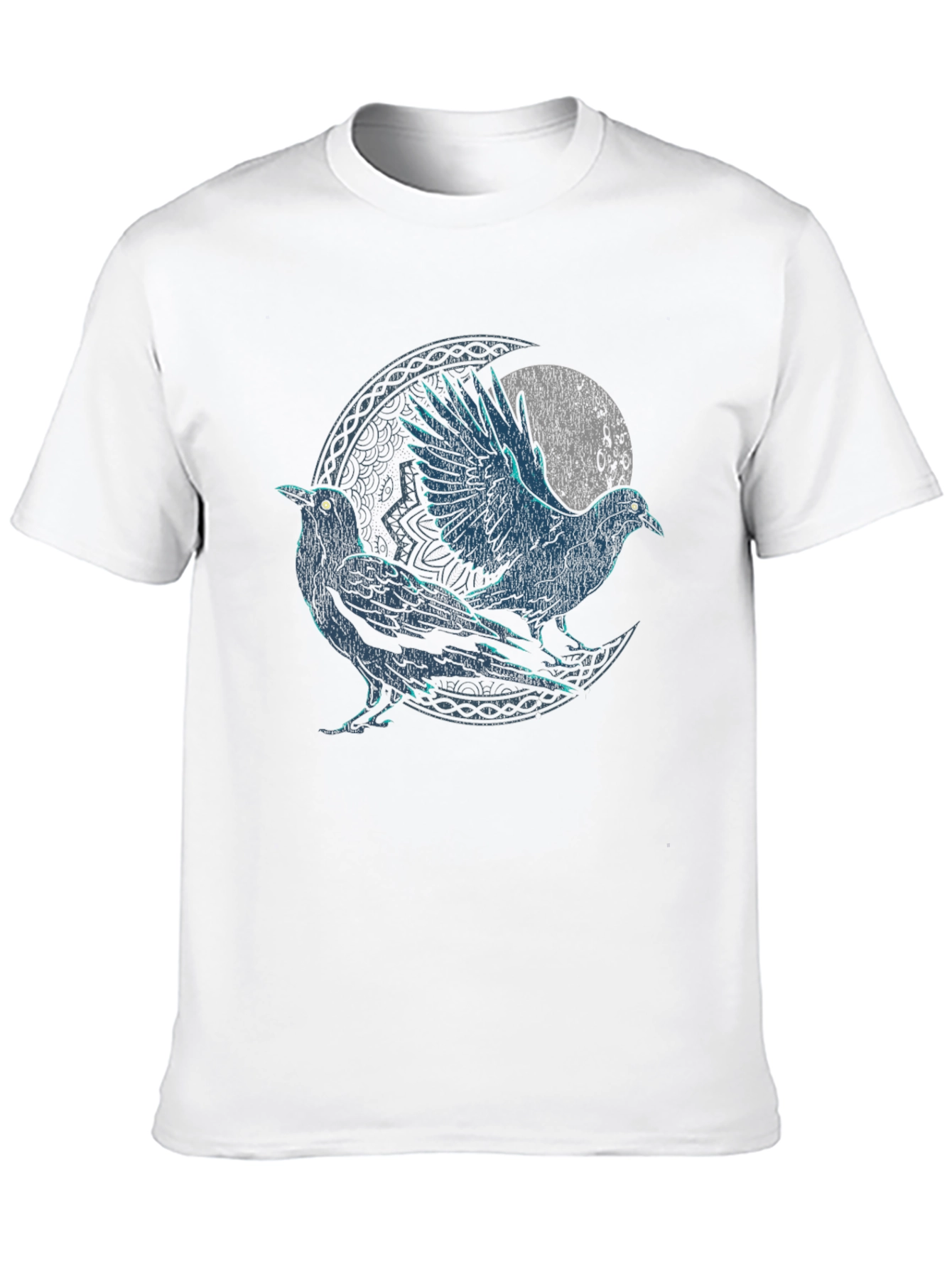 Mystic Raven Graphic T-Shirt - Black