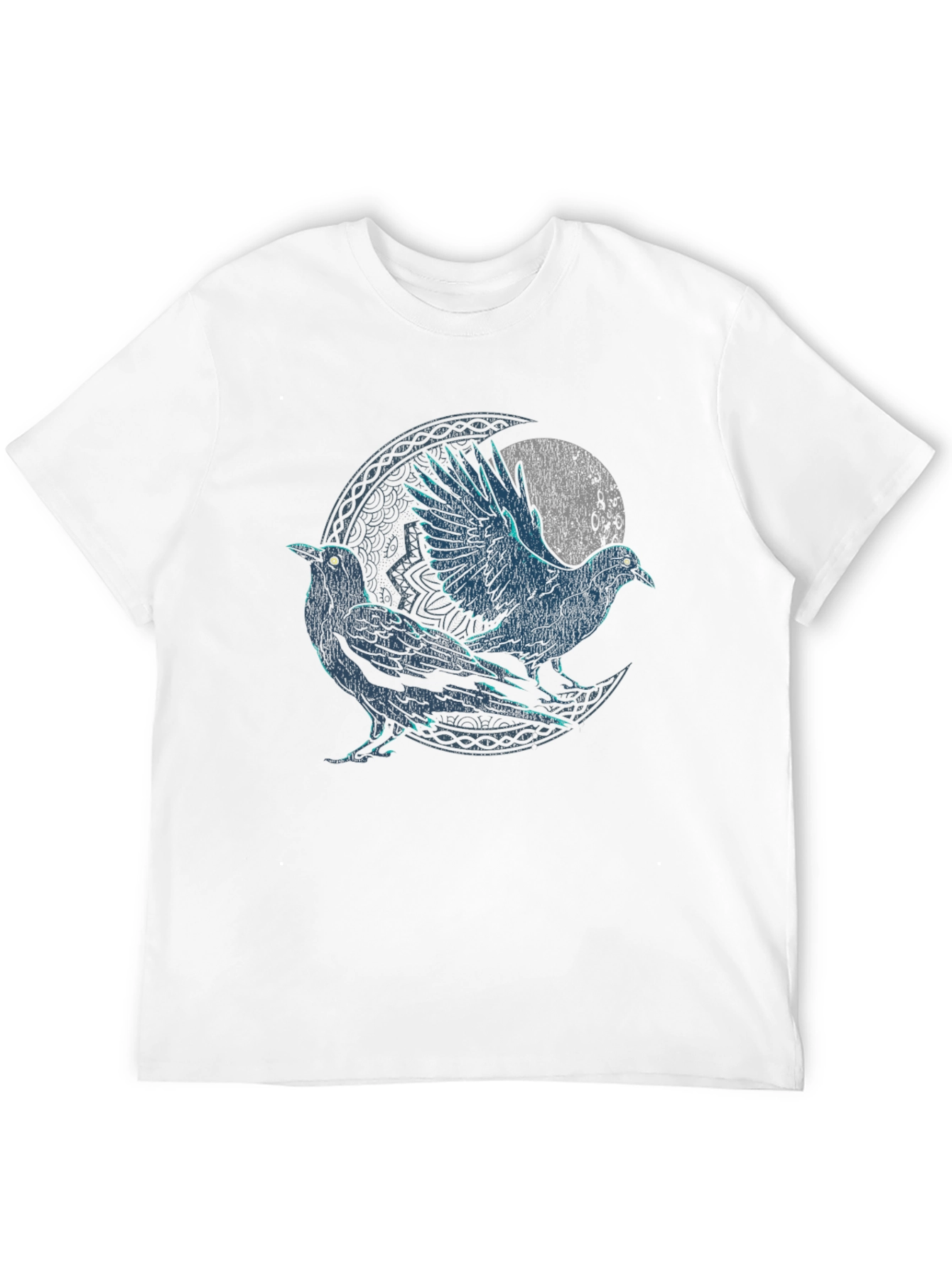 Mystic Raven Graphic T-Shirt - Black