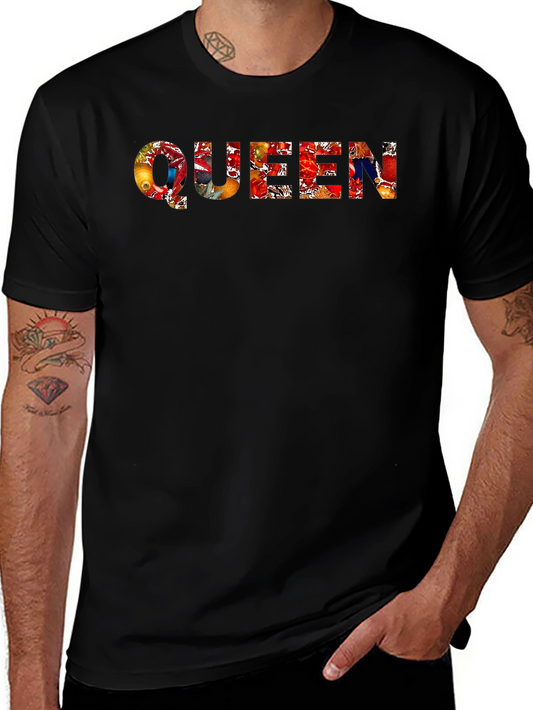 Queen Graphic Tee - Mens Black T-Shirt