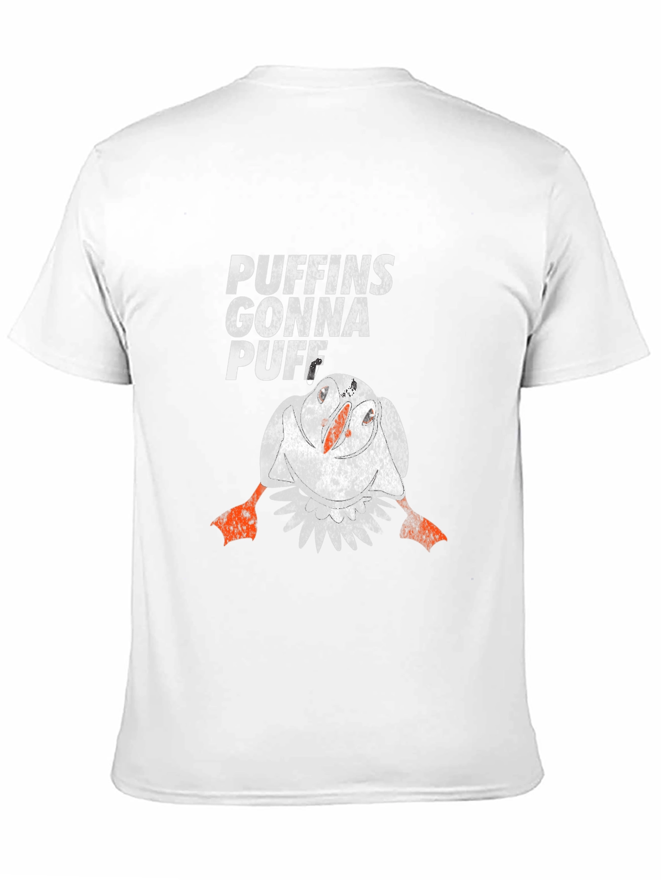 Puffins Gonna Puff Black T-Shirt