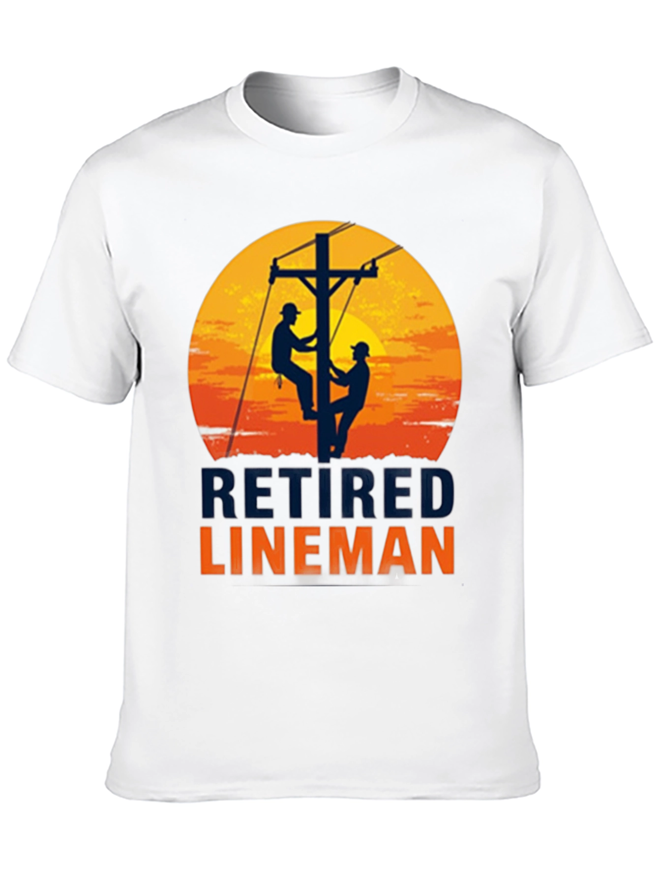 Retired Lineman Graphic T-Shirt