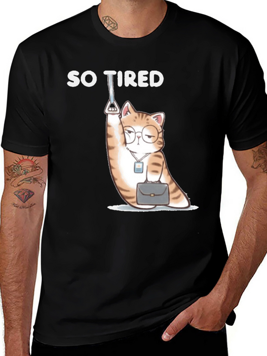 So Tired Cat T-Shirt