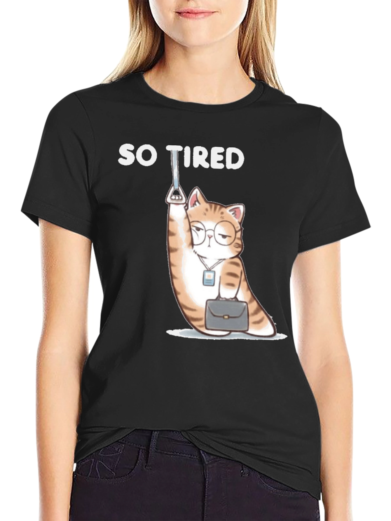So Tired Cat T-Shirt