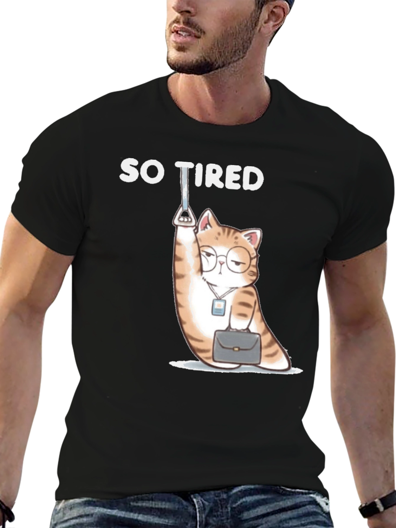 So Tired Cat T-Shirt