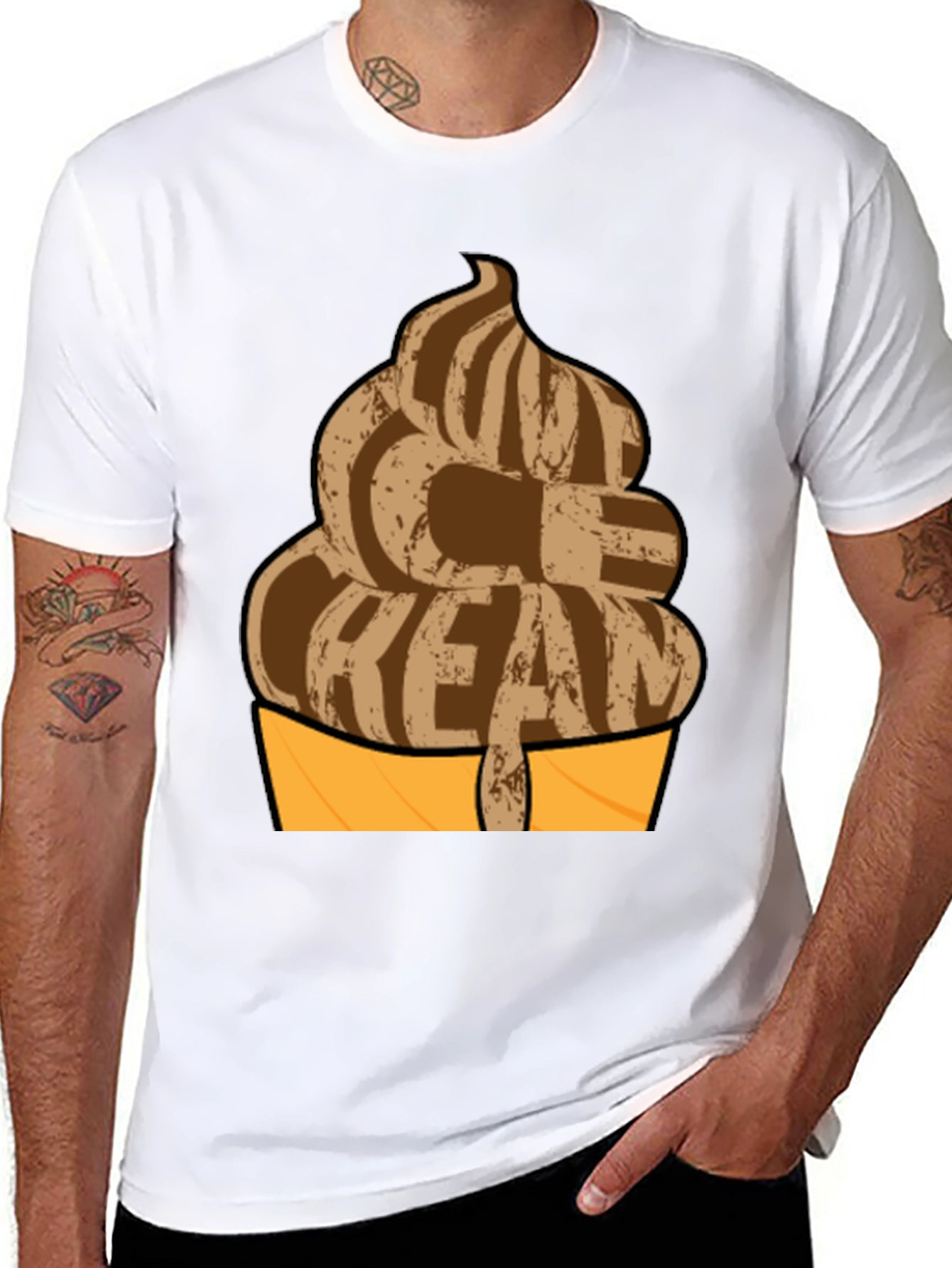 Chocolate Ice Cream T-Shirt