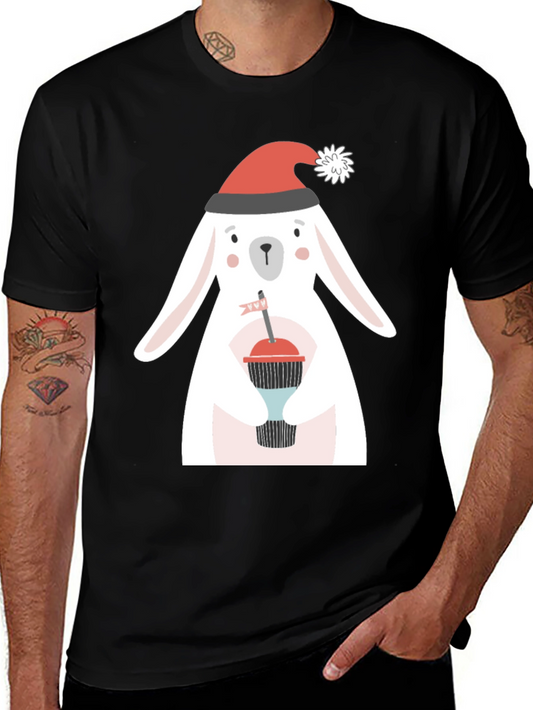 Festive Rabbit Christmas T-Shirt