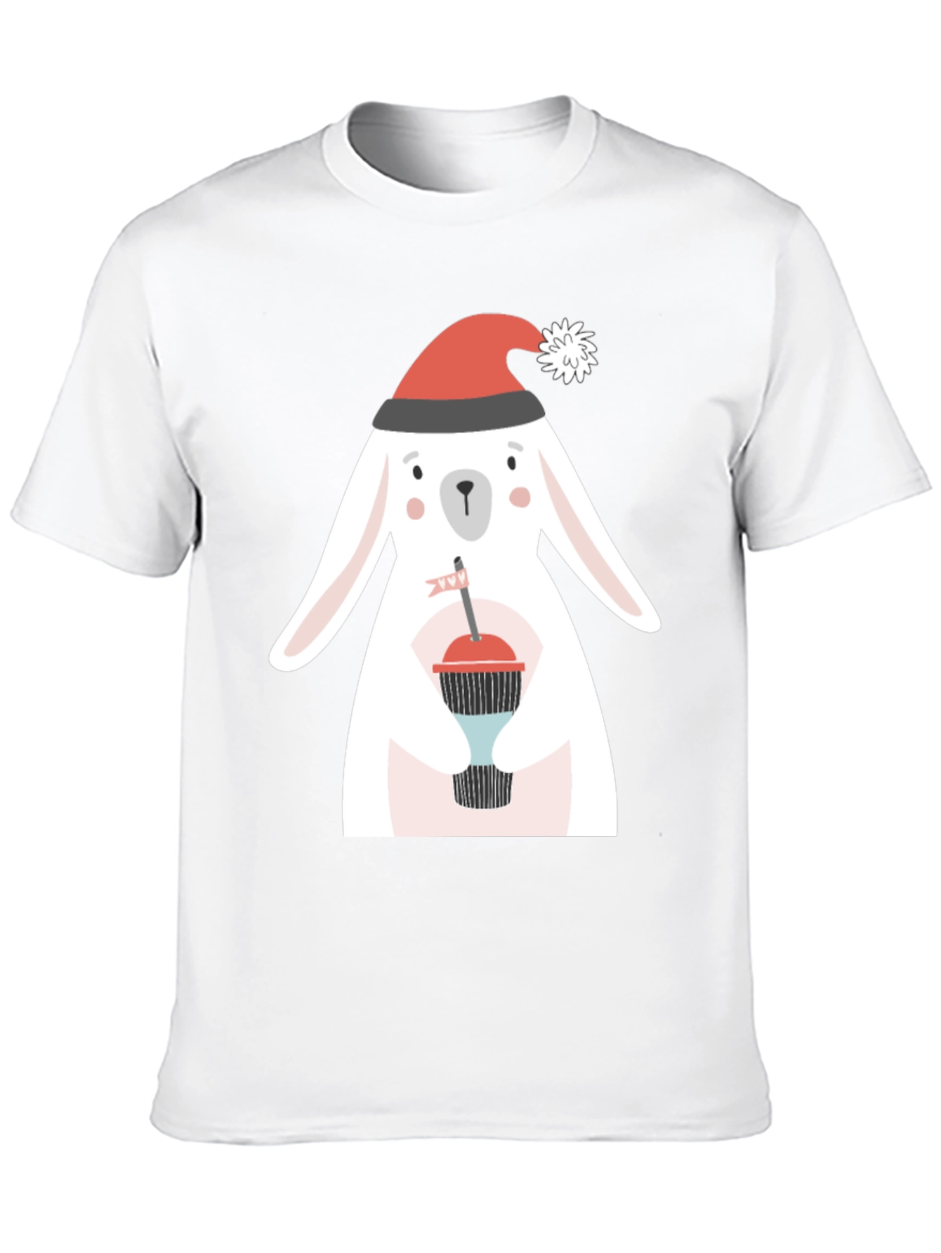 Festive Rabbit Christmas T-Shirt