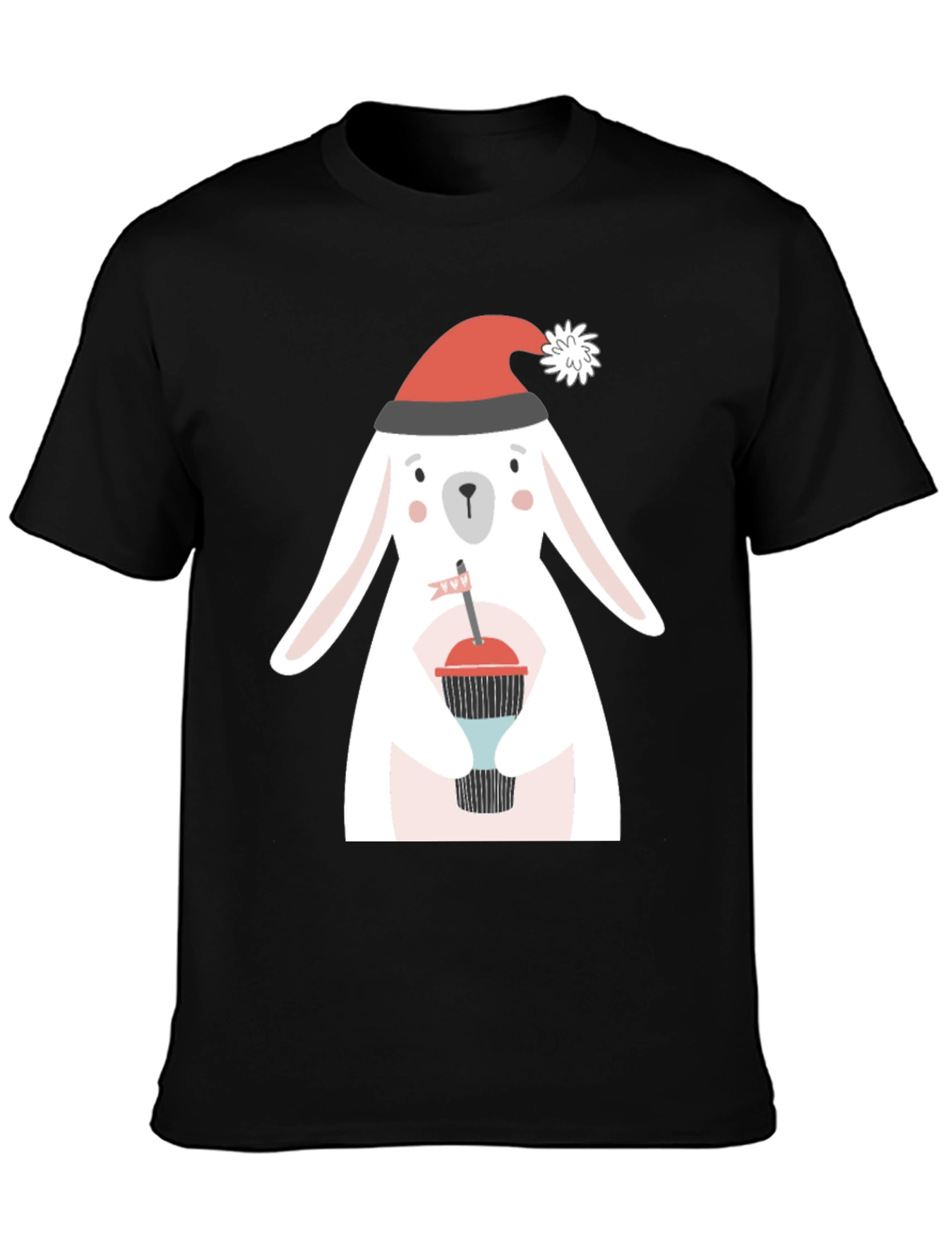 Festive Rabbit Christmas T-Shirt