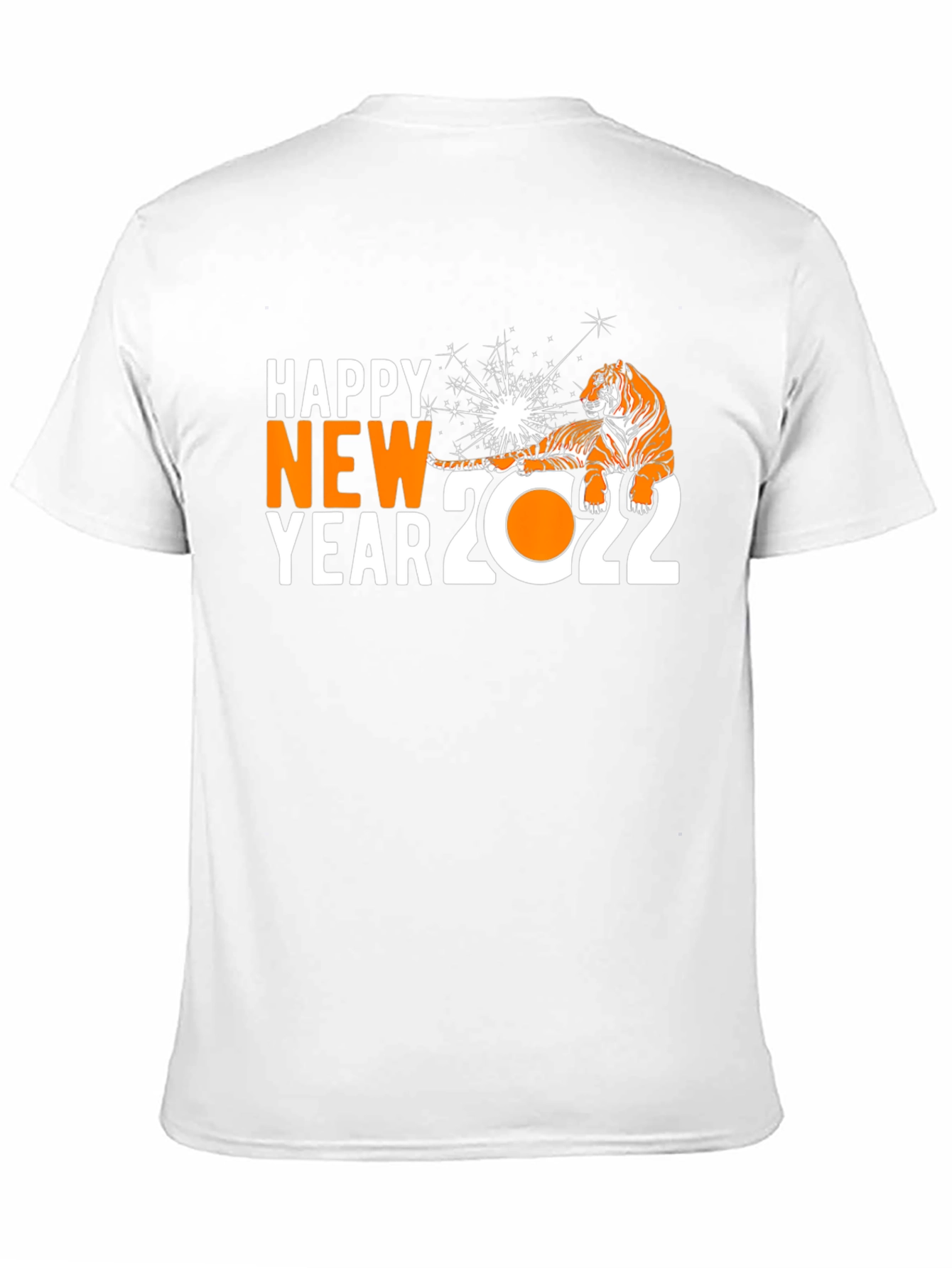 Happy New Year 2022 Tiger Graphic T-Shirt