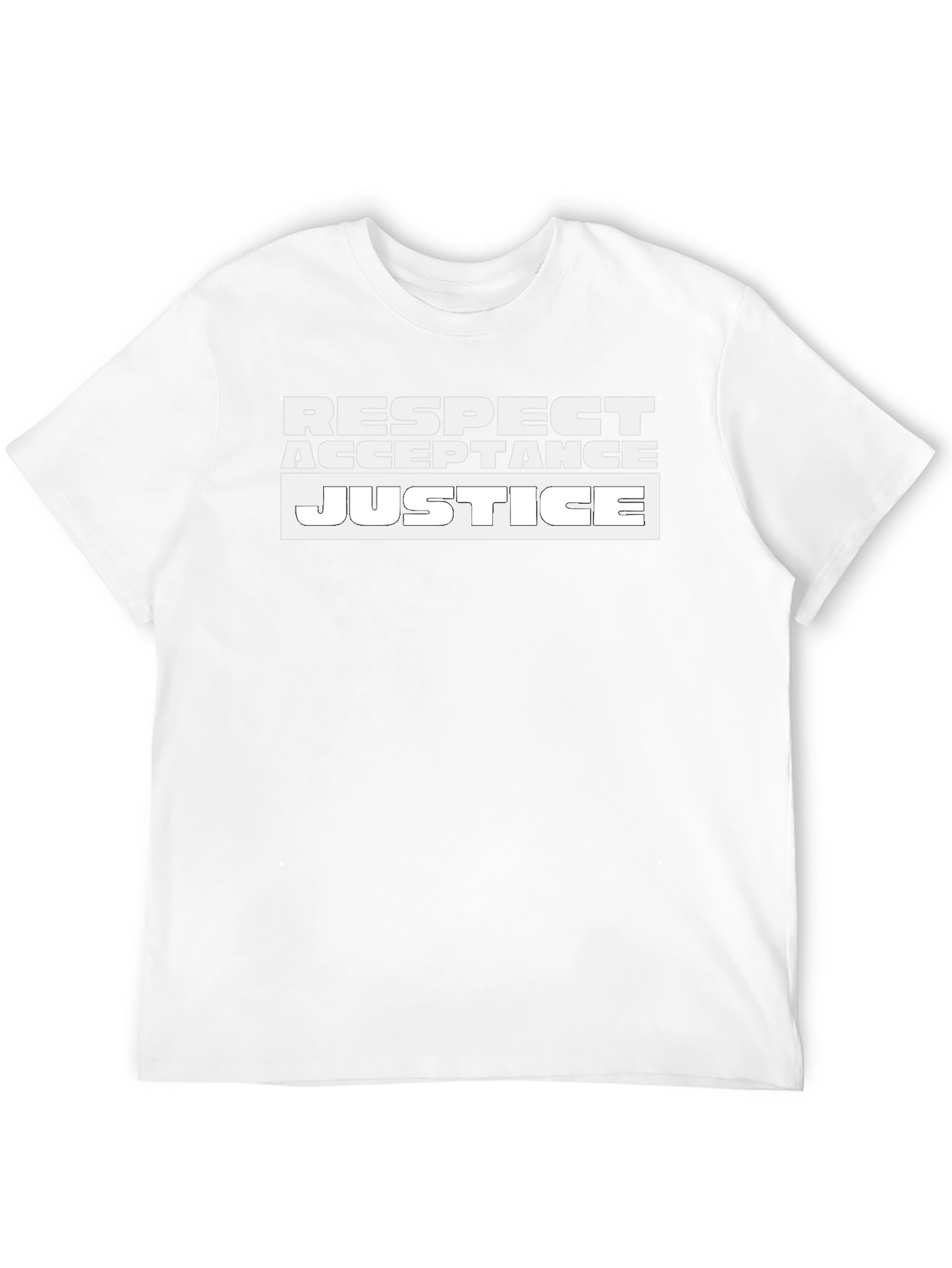 Respect Acceptance Justice Graphic T-Shirt