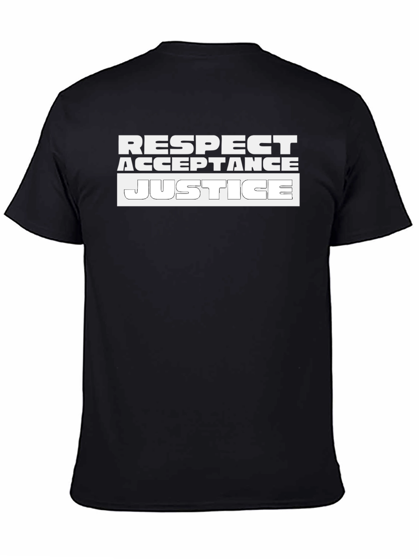 Respect Acceptance Justice Graphic T-Shirt