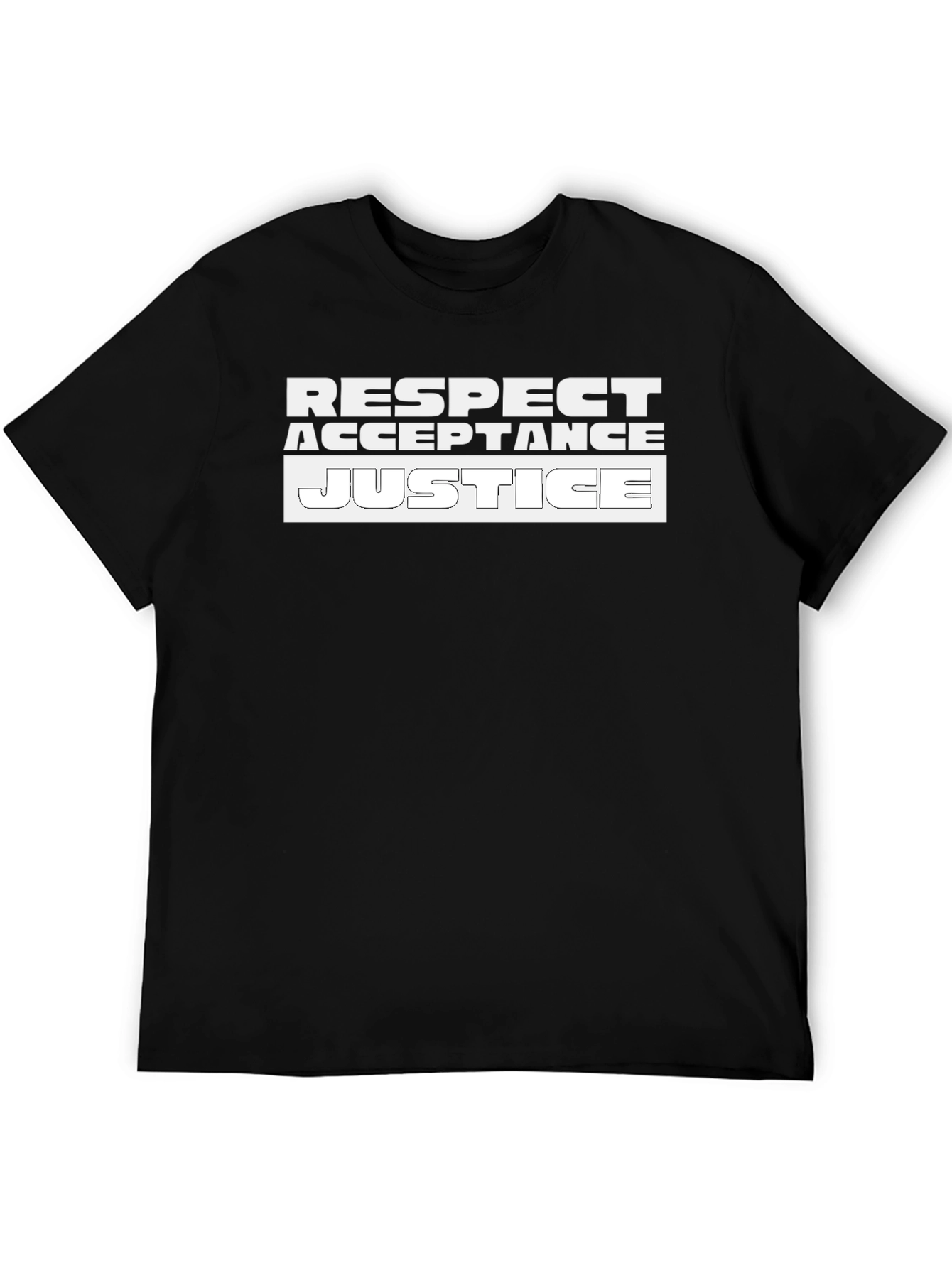 Respect Acceptance Justice Graphic T-Shirt