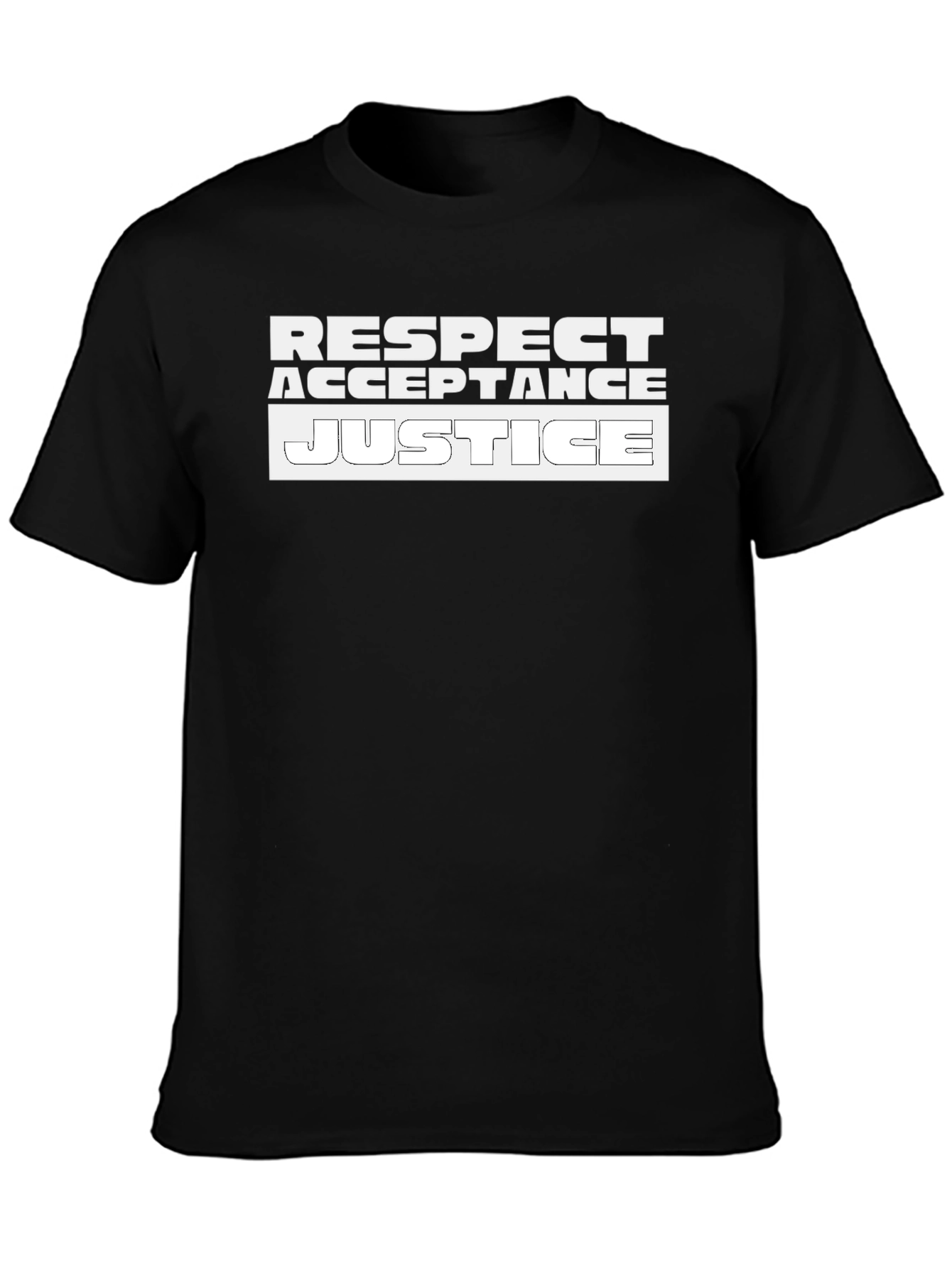 Respect Acceptance Justice Graphic T-Shirt