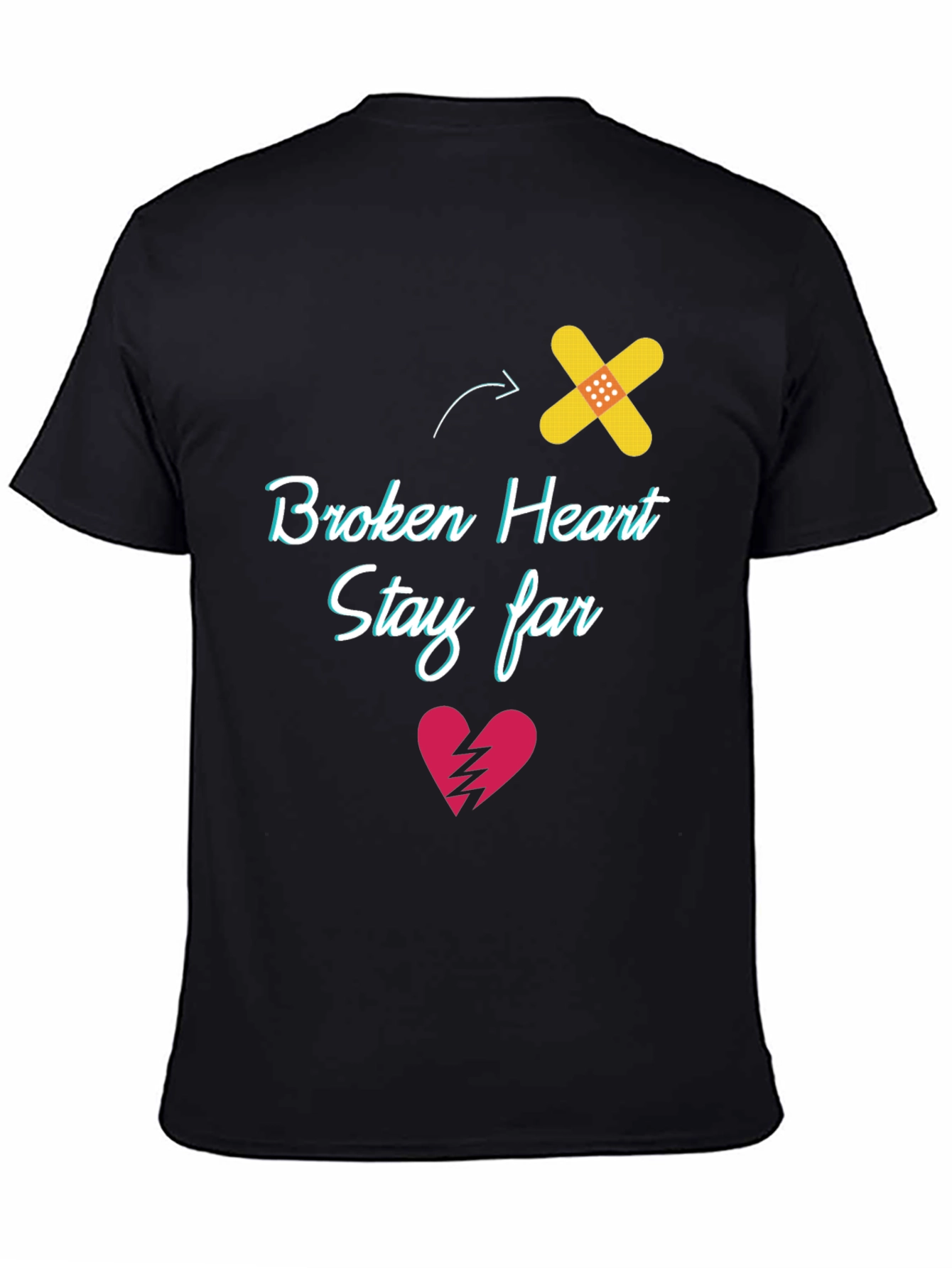 Broken Heart Stay Far Away T-Shirt Heart Healing Tee