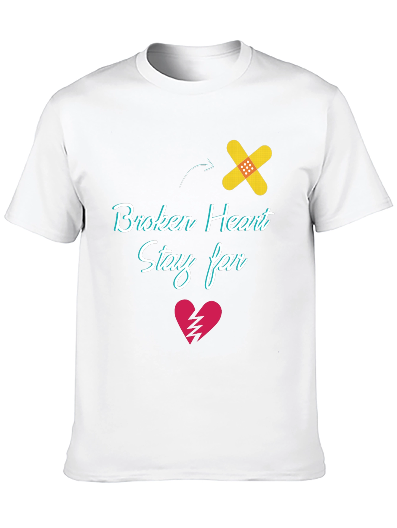 Broken Heart Stay Far Away T-Shirt Heart Healing Tee