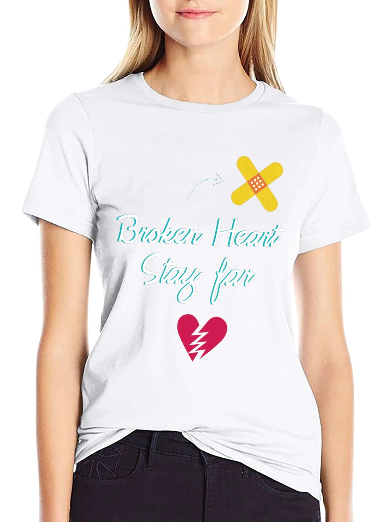Broken Heart Stay Far Away T-Shirt Heart Healing Tee