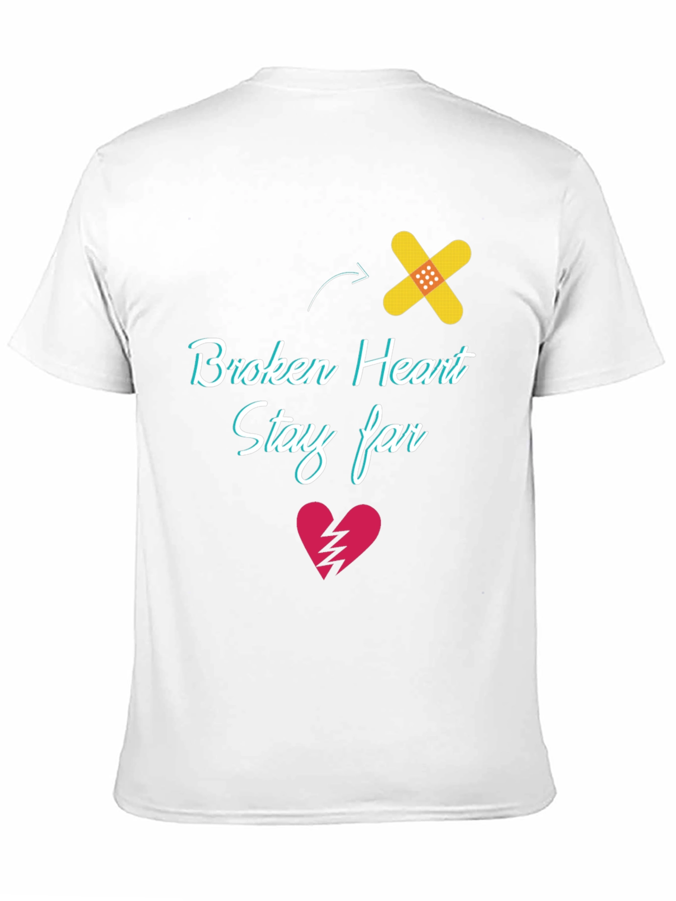 Broken Heart Stay Far Away T-Shirt Heart Healing Tee