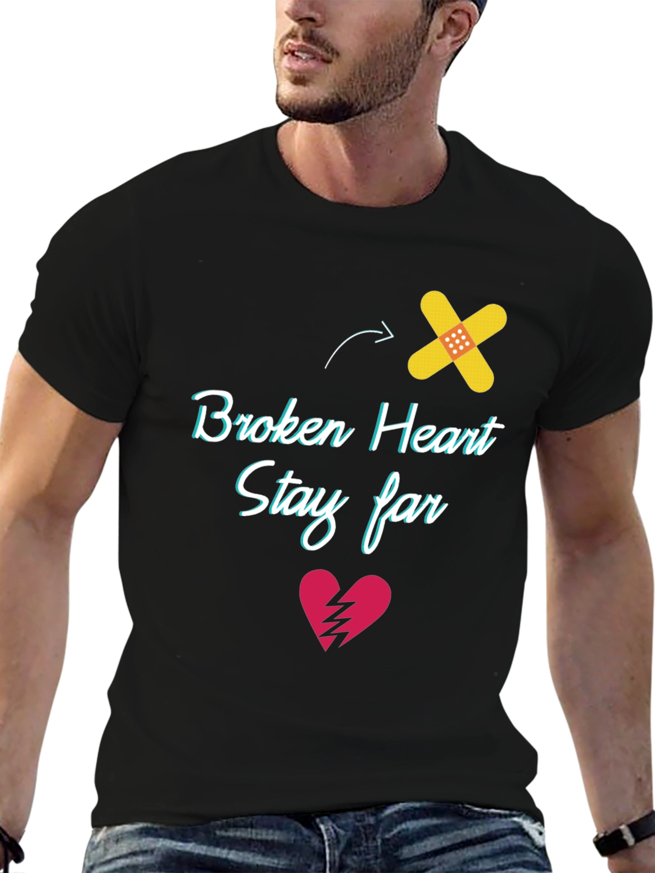 Broken Heart Stay Far Away T-Shirt Heart Healing Tee