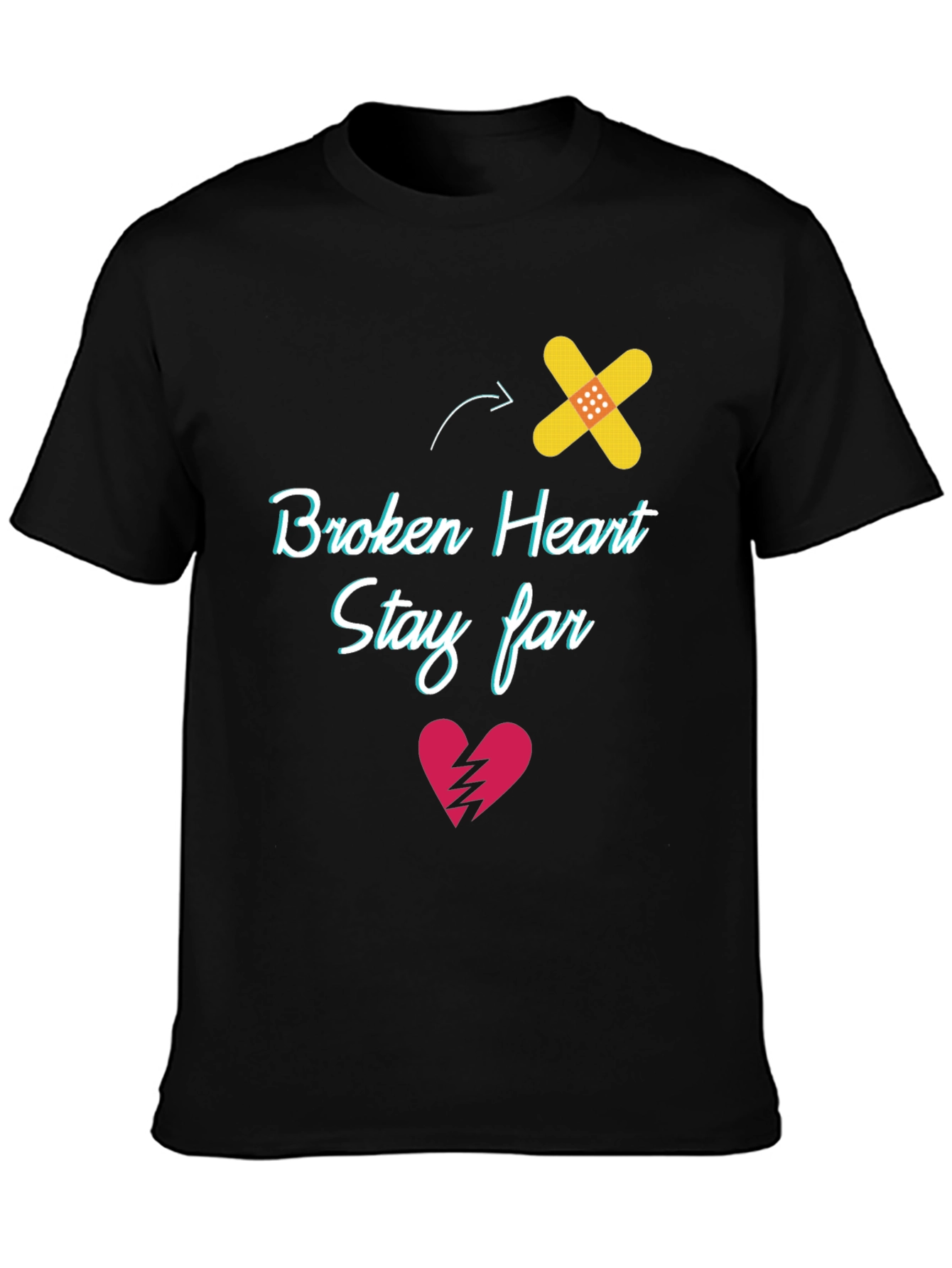 Broken Heart Stay Far Away T-Shirt Heart Healing Tee