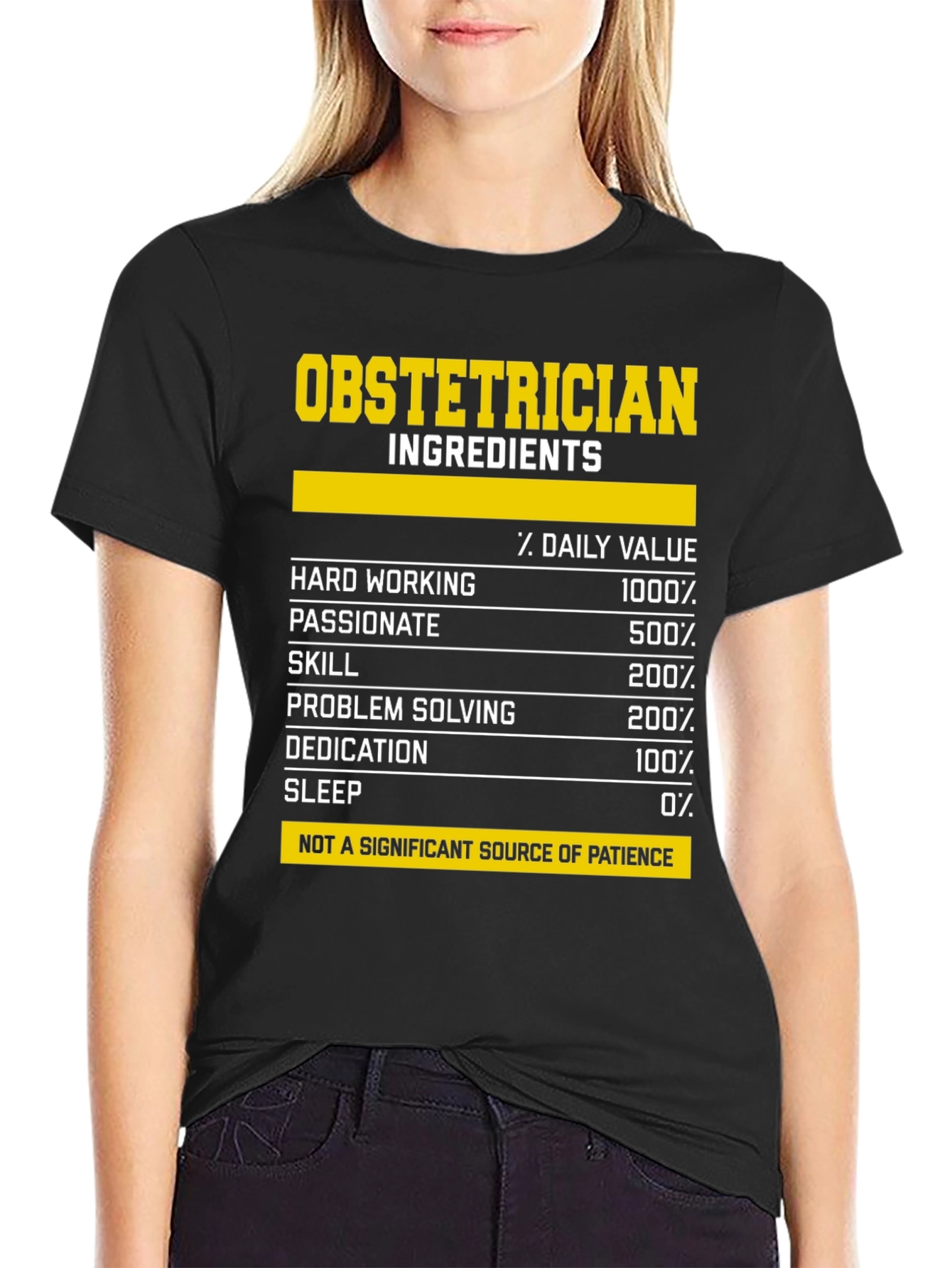 Obstetrician Ingredients T-Shirt: Humorous & Unique