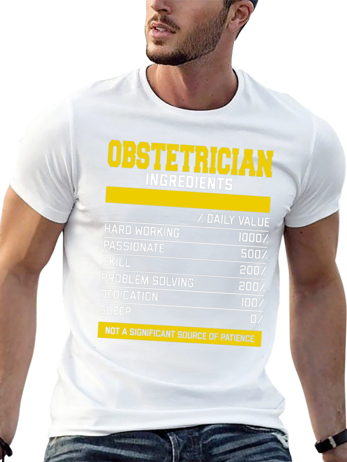 Obstetrician Ingredients T-Shirt: Humorous & Unique